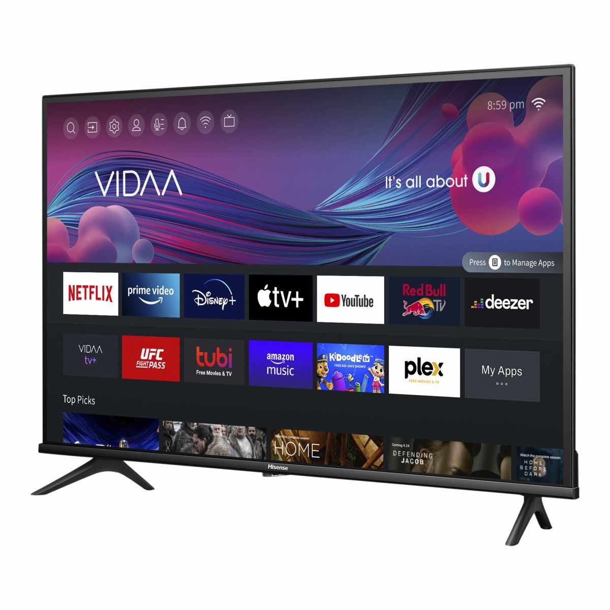 Hisense 40A4N Smart TV 40インチ ハイセンス Hisense 40A4N VOD対応 液晶テレビ 40V型 USB